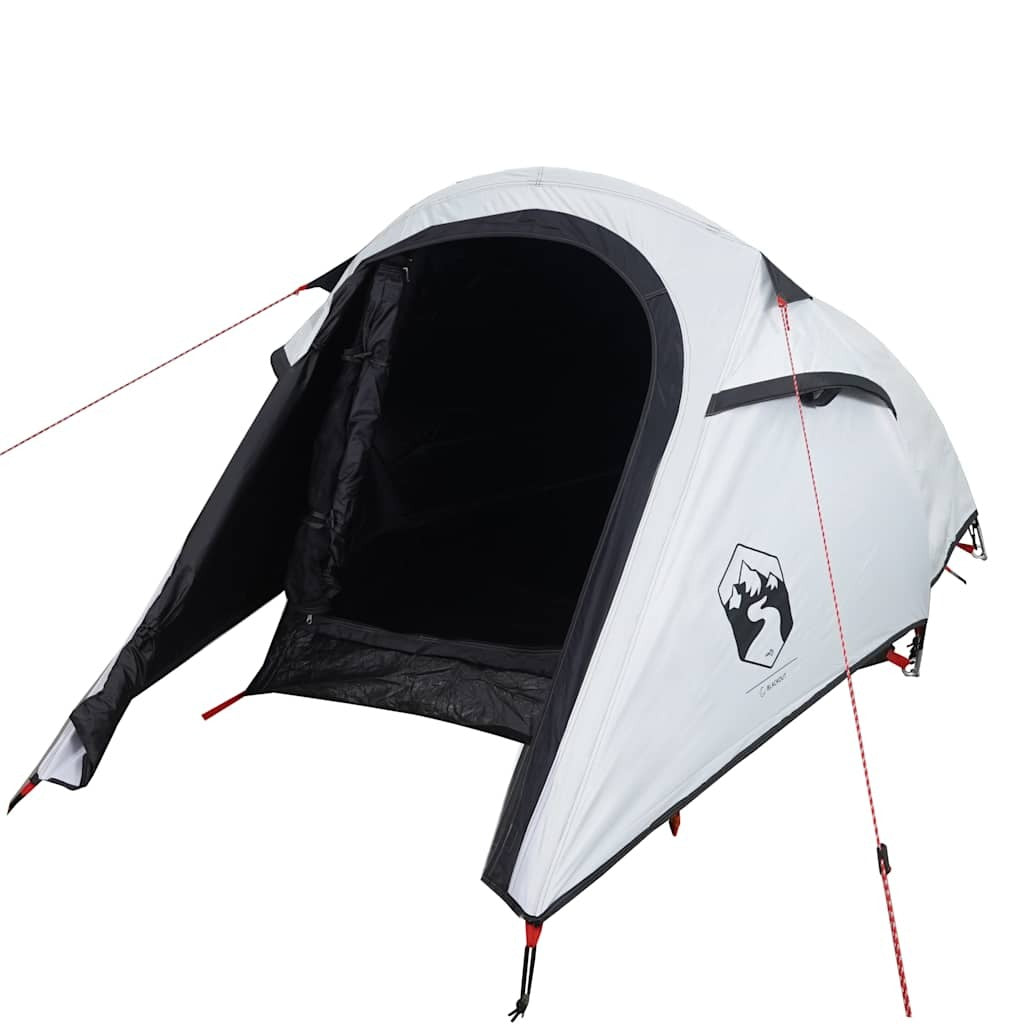 Camping Tent Tunnel for 3-Person - Waterproof White Blackout Fabric, Modern Design, Ideal for Outdoor Adventures