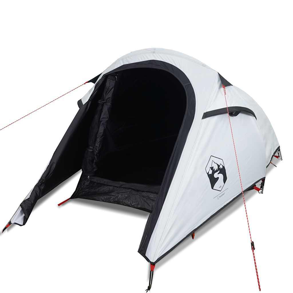 Camping Tent Tunnel for 3-Person - Waterproof White Blackout Fabric, Modern Design, Ideal for Outdoor Adventures