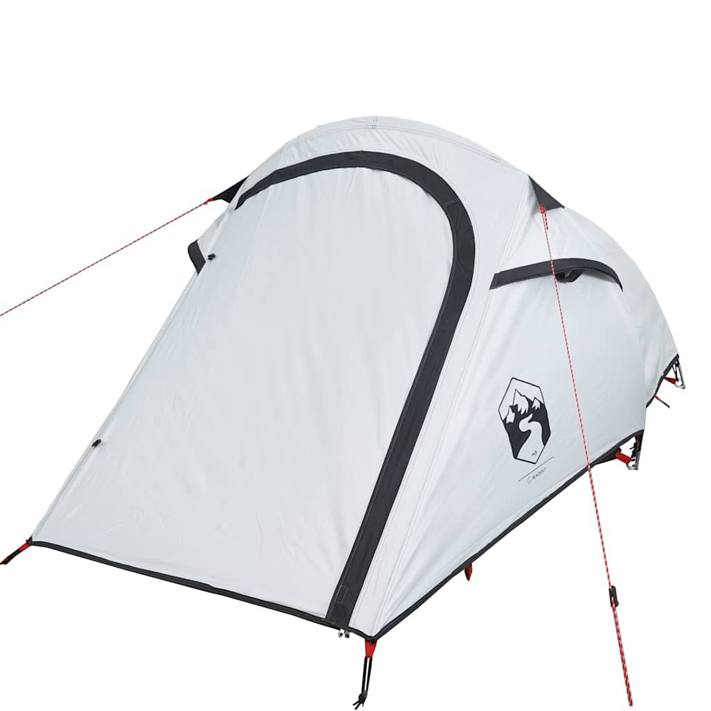 Camping Tent Tunnel for 3-Person - Waterproof White Blackout Fabric, Modern Design, Ideal for Outdoor Adventures