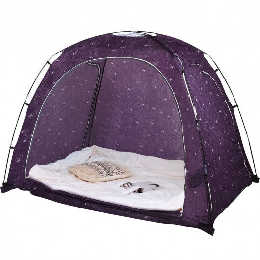 Indoor Privacy Play Tent on Bed with Bag