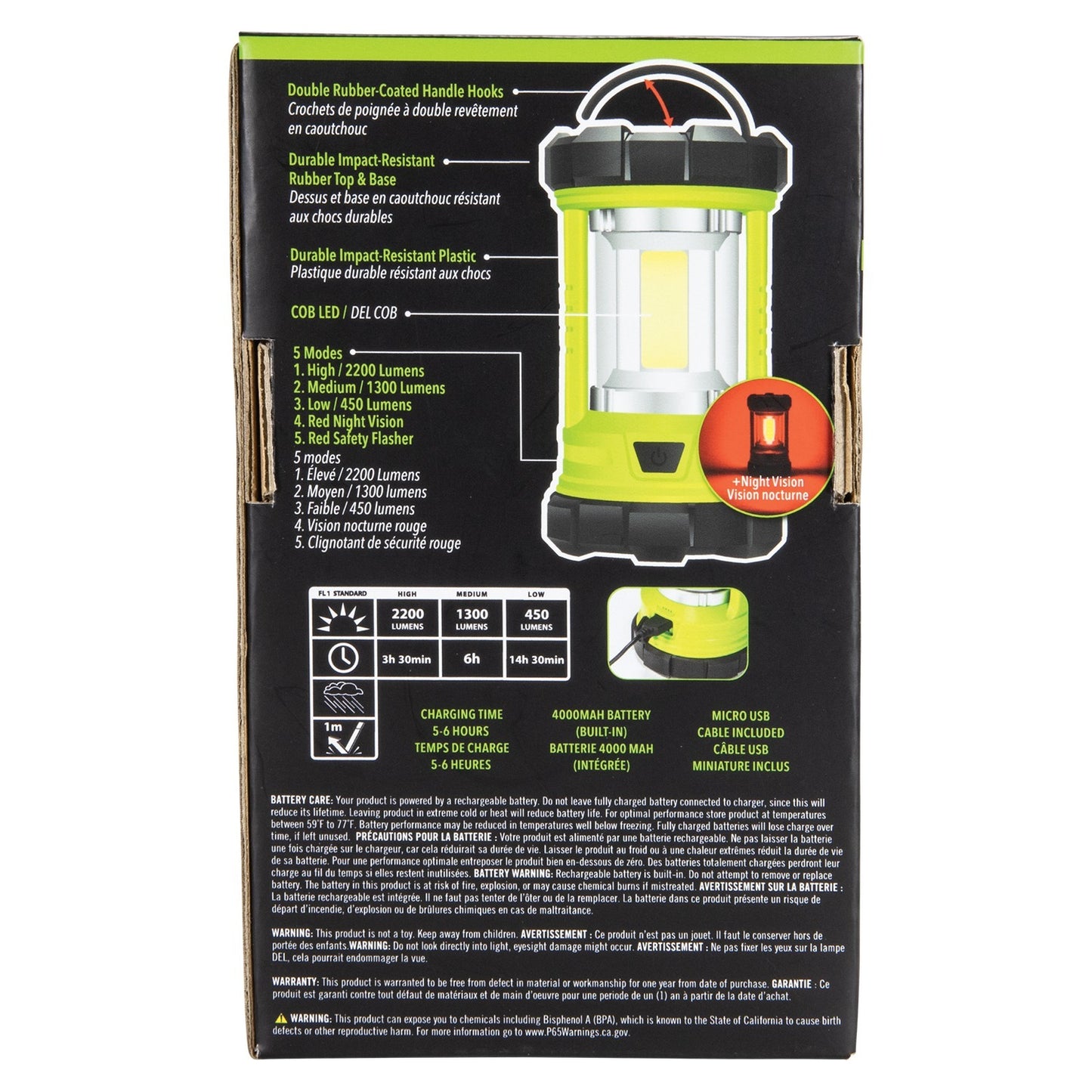 Life+Gear Lumen USB Rechargeable Lantern & Powerbank