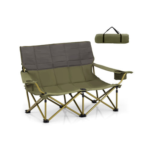 Heavy-Duty Folding Camping Loveseat