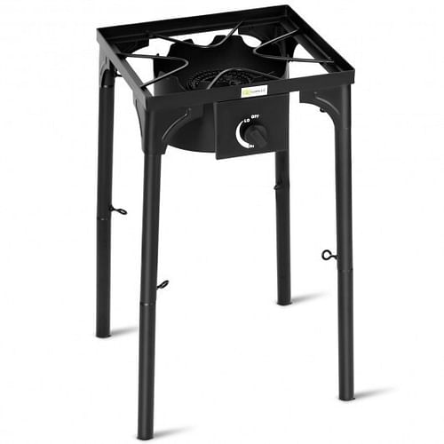 Portable Single Burner Stove with Adjustable Legs