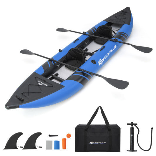 Inflatable 2-Person Kayak Set
