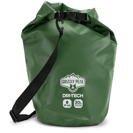 Dri-Tech 30 Liter Waterproof Dry Bag - Durable, Lightweight, Perfect for Hiking, Camping, and Water Sports