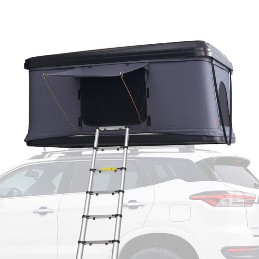 VEVOR Hard Shell Rooftop Tent for 2-3 Person | Waterproof for Jeep SUV Truck | Durable & Comfortable with Telescoping Ladder & Breathable Mesh Window