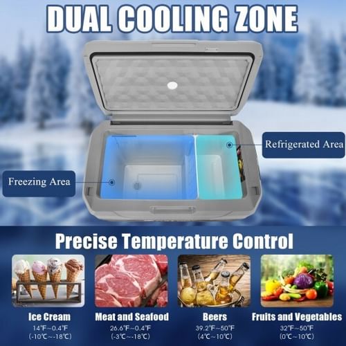 42-Quart Portable Car Refrigerator & Freezer