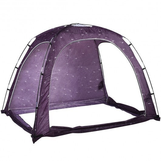 Indoor Privacy Play Tent on Bed with Bag