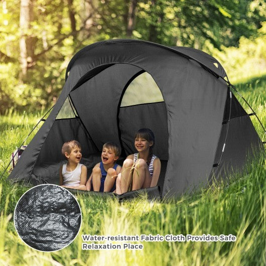 2-Person Camping Tent with External Cover