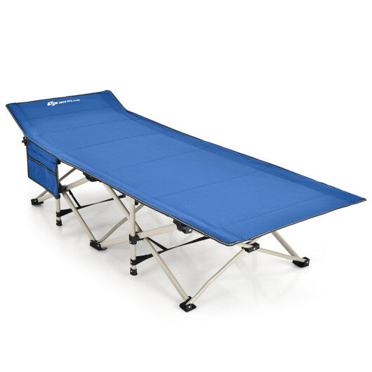 Wide Foldable Camping Cot with Carry Bag