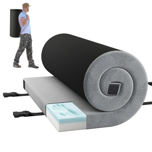 Memory Foam Camping Pad with Carry Bag