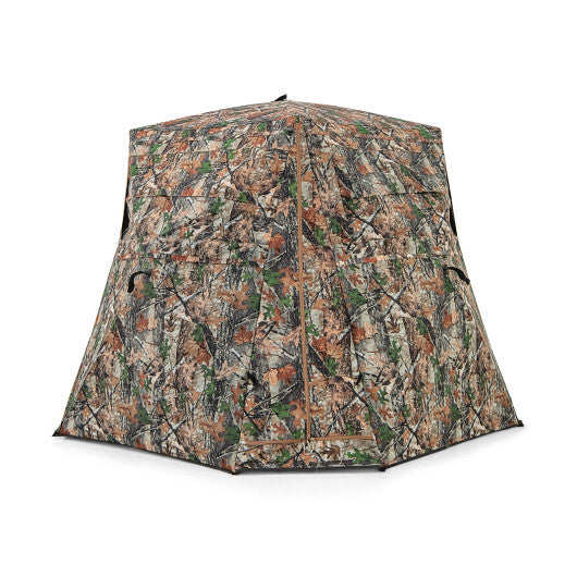 Camouflage Hunting Blind with 270° View