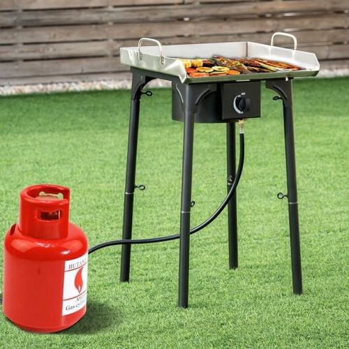 Portable Single Burner  Stove with Adjustable Legs