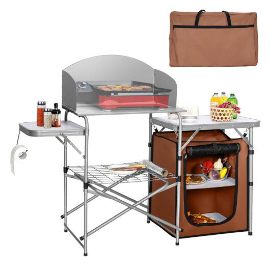 Foldable Camping Grilling Table