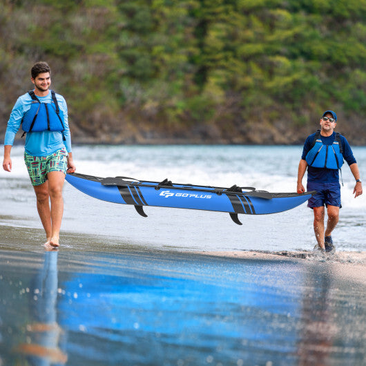 Inflatable 2-Person Kayak Set