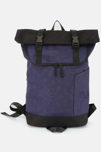 Himawari Contrast Waterproof Canvas Backpack Bag - Stylish Large Eco-Friendly Backpack with Ample Storage, Adjustable Straps & Modern Design for Everyday Use or Outdoor Adventures