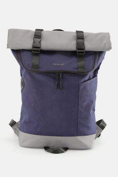Himawari Contrast Waterproof Canvas Backpack Bag - Stylish Large Eco-Friendly Backpack with Ample Storage, Adjustable Straps & Modern Design for Everyday Use or Outdoor Adventures