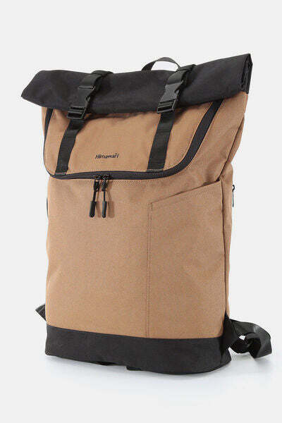 Himawari Contrast Waterproof Canvas Backpack Bag - Stylish Large Eco-Friendly Backpack with Ample Storage, Adjustable Straps & Modern Design for Everyday Use or Outdoor Adventures