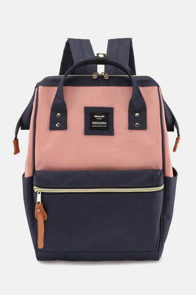 Himawari Waterproof Canvas Backpack - Large Eco-Friendly Bag with Padded Laptop Compartment, Multiple Pockets & Easy Access Design, Japanese Minimalist Style