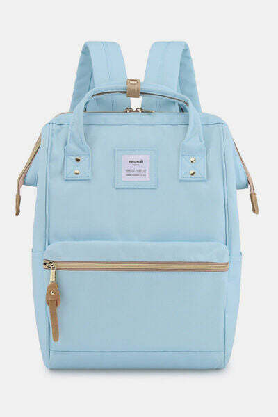 Himawari Waterproof Canvas Backpack - Large Eco-Friendly Bag with Padded Laptop Compartment, Multiple Pockets & Easy Access Design, Japanese Minimalist Style