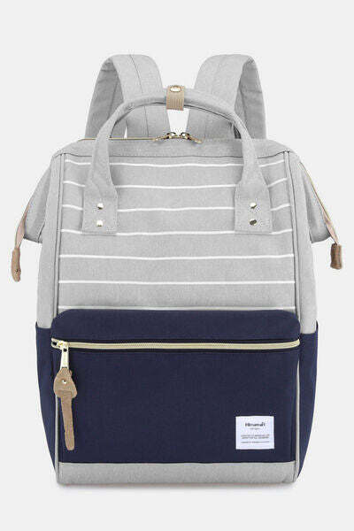 Himawari Waterproof Canvas Backpack - Large Eco-Friendly Bag with Padded Laptop Compartment, Multiple Pockets & Easy Access Design, Japanese Minimalist Style