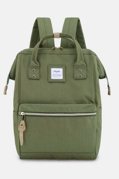 Himawari Waterproof Canvas Backpack - Large Eco-Friendly Bag with Padded Laptop Compartment, Multiple Pockets & Easy Access Design, Japanese Minimalist Style