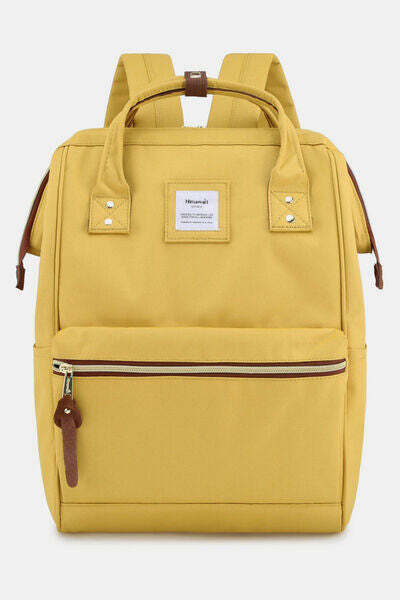 Himawari Waterproof Canvas Backpack - Large Eco-Friendly Bag with Padded Laptop Compartment, Multiple Pockets & Easy Access Design, Japanese Minimalist Style